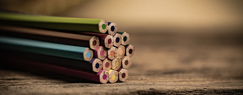 colourful pencils